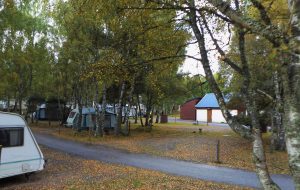 Toilet block and touring pitch